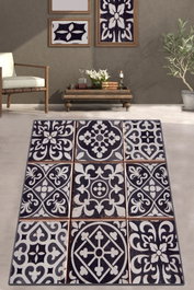 Conceptum Laterem Djt Alfombra de Pasillo Multicolor 80 x 100 cm